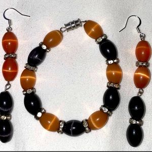 Halloween Bracelet and Earring Set